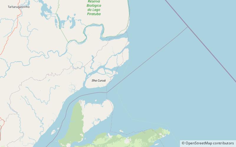 ilha do para parazinho biological reserve location map