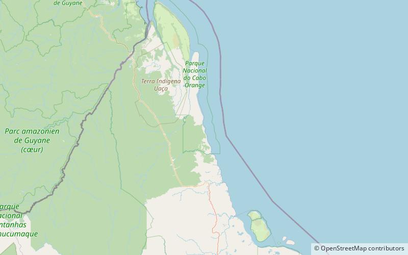 Amapá mangroves location map