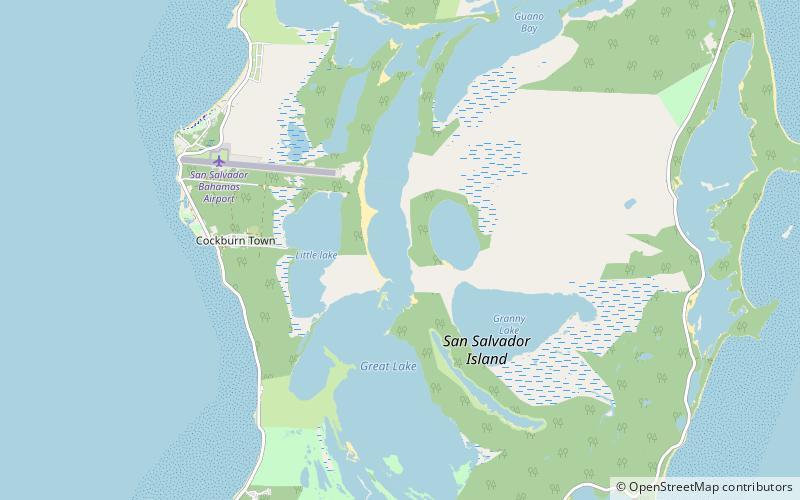guanahani location map