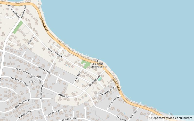 solomons lighthouse nueva providencia location map