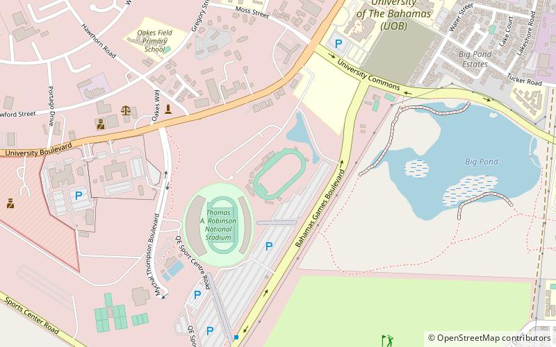 Thomas A. Robinson National Stadium location map