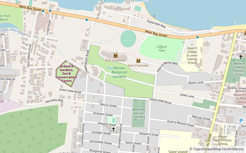 nassau botanical gardens location map