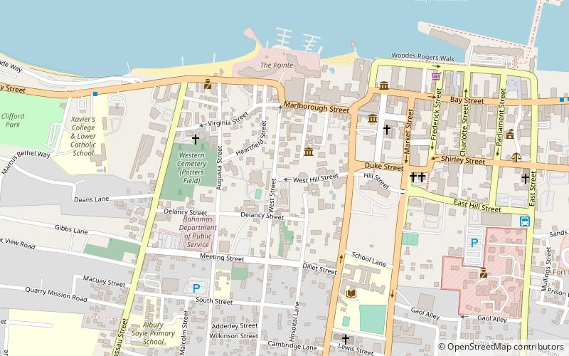 st francis xavier cathedral nassau location map