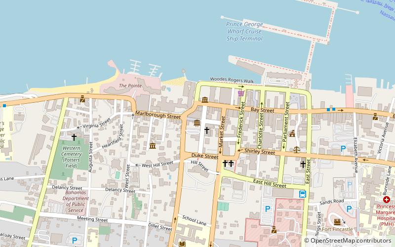 Pirates of Nassau location map