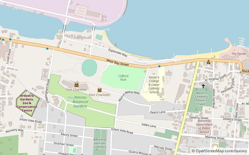 clifford park nasau location map