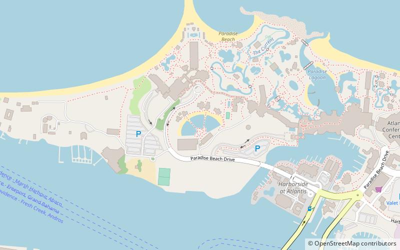 dolphin cay nassau location map