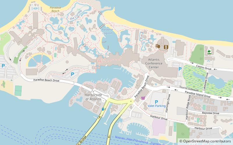 atlantis ii yacht nasau location map