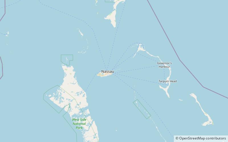 rose island nassau location map
