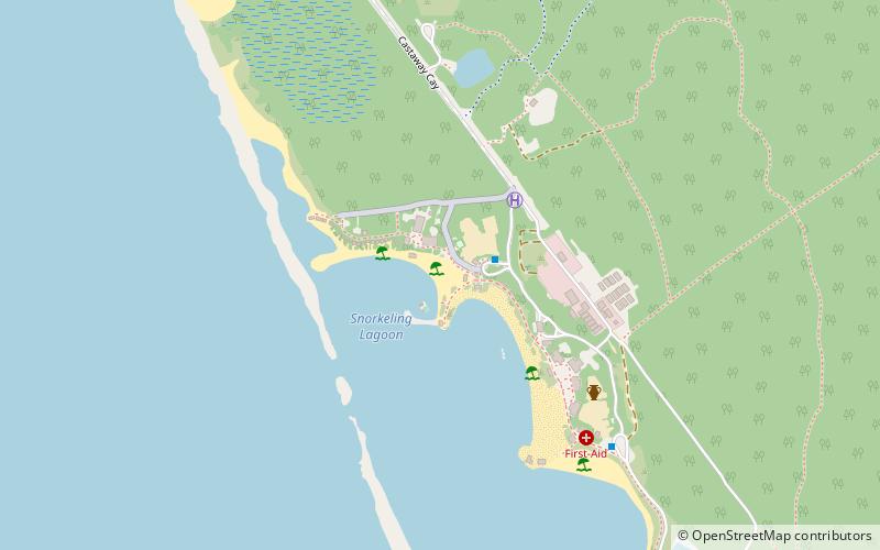 sports beach castaway cay location map