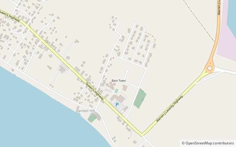 eight mile rock wielka bahama location map