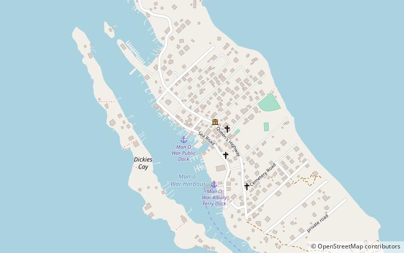 Cayo Man-O-War location map
