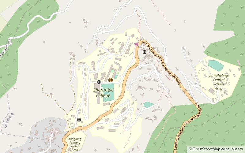 Sherubtse College location map