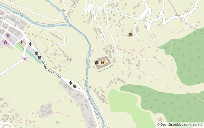Rinpung Dzong location map