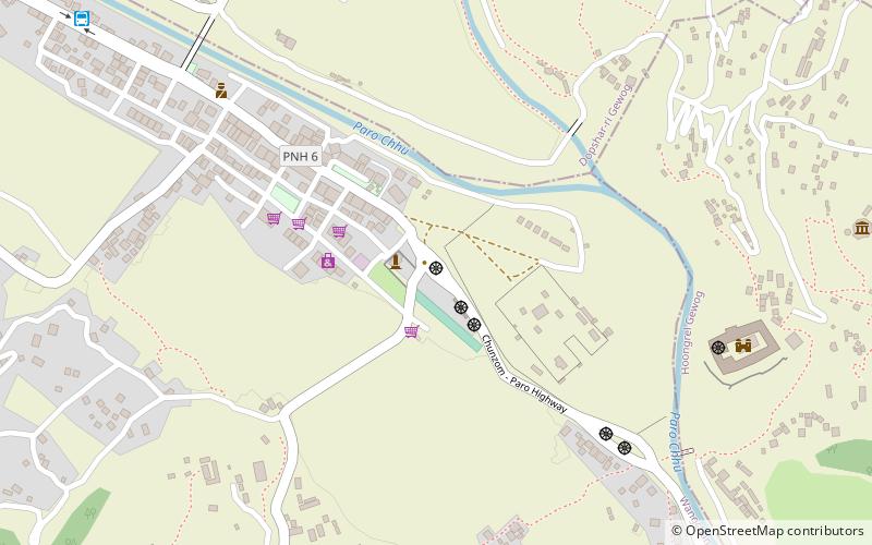 chorten paro location map
