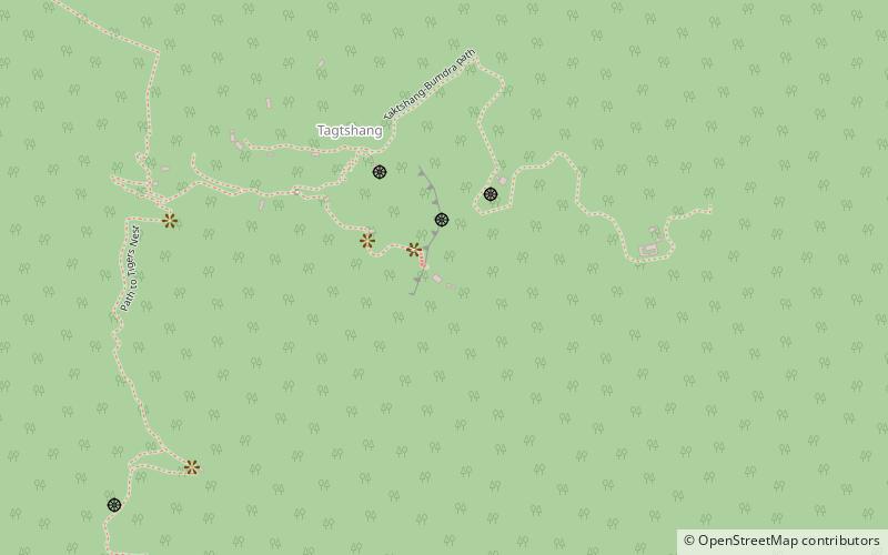 tawang taktshang monastery location map