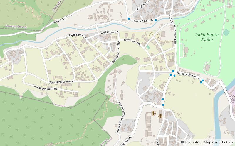 Dechen Phodrang Monastery location map