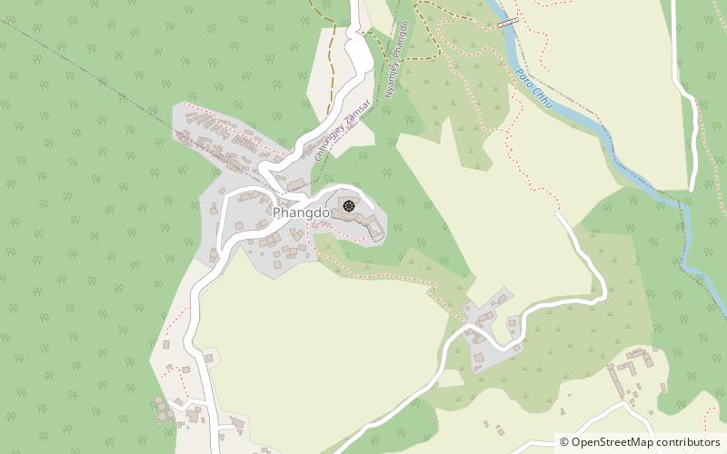 drukgyel dzong paro location map