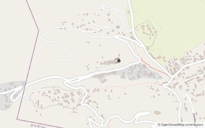 Jakar Dzong location map