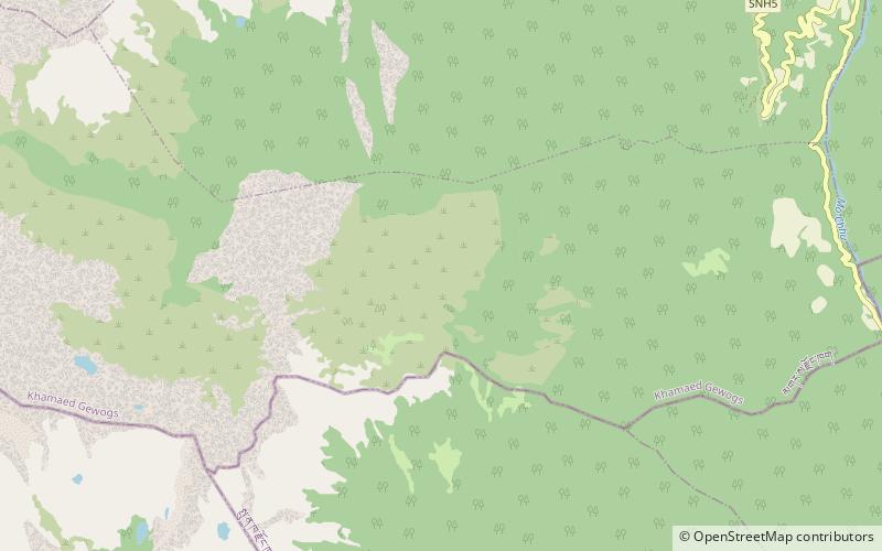 khamaed gewog parque nacional jigme dorji location map