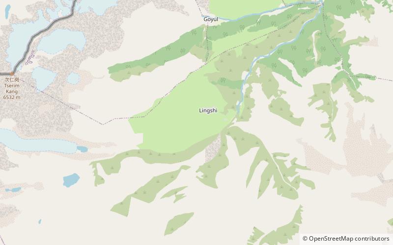 Lingzhi Yügyal Dzong location map