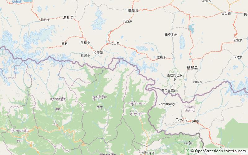 Singye Dzong location map
