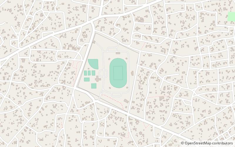 Molepolole Stadium location map