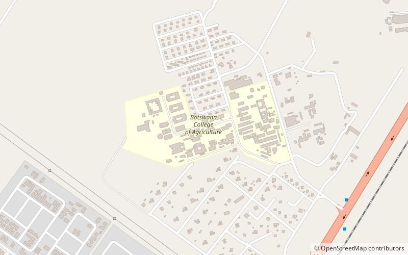 Botswana College of Agriculture location map