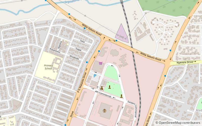 square mart gaborone location map