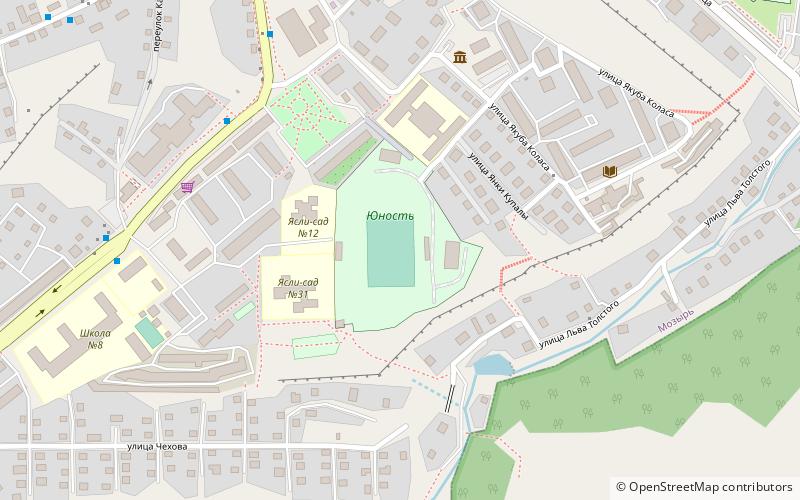 stadion junactwa mozyrz location map