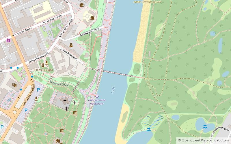 bauman bridge gomel location map