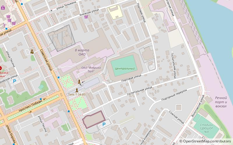 central stadium homiel location map