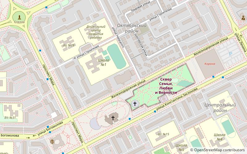 shopping center salihorsk location map