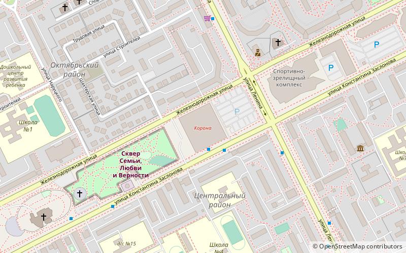 gipermarket korona salihorsk location map
