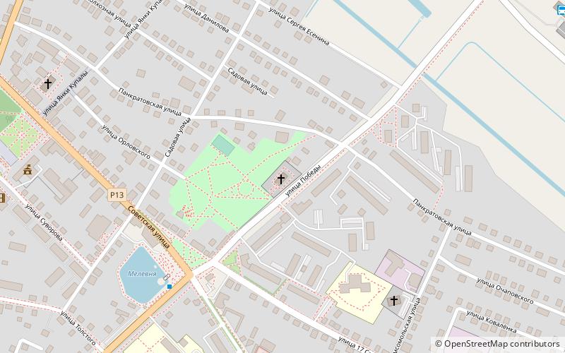 kostel svatoj troicy kletsk location map
