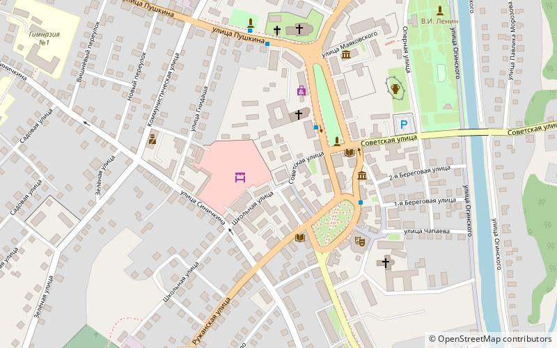 Slonim Synagogue location map