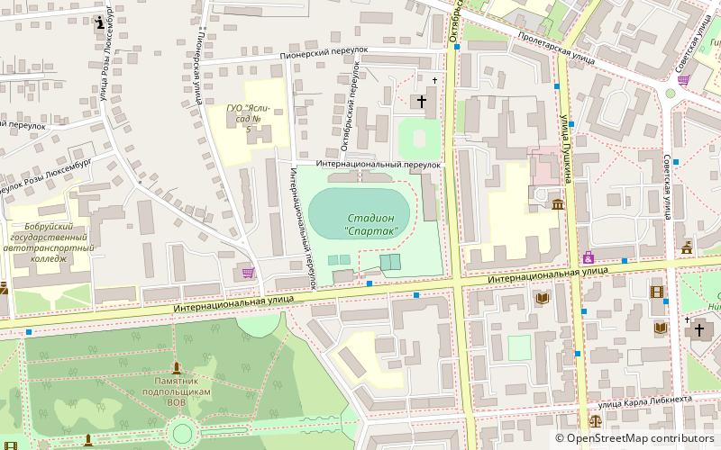 Spartak-Stadion location map