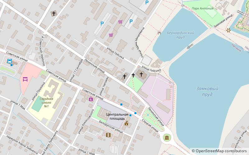 plebania nesvizh location map
