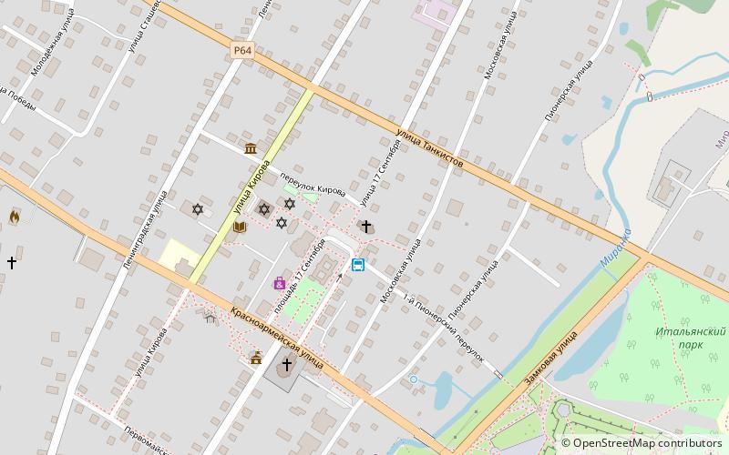 cerkov svatoj troicy mir location map