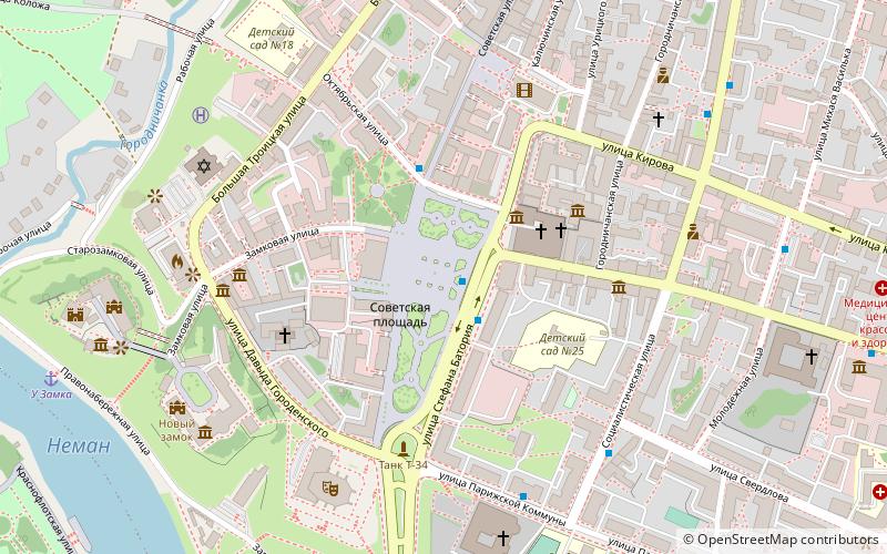 Savieckaja Square location map