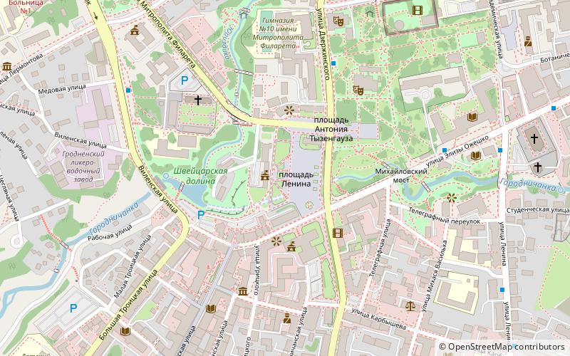 Plosad Lenina - Lenin Square location map