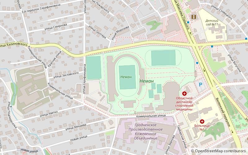 Stadion Nioman location map