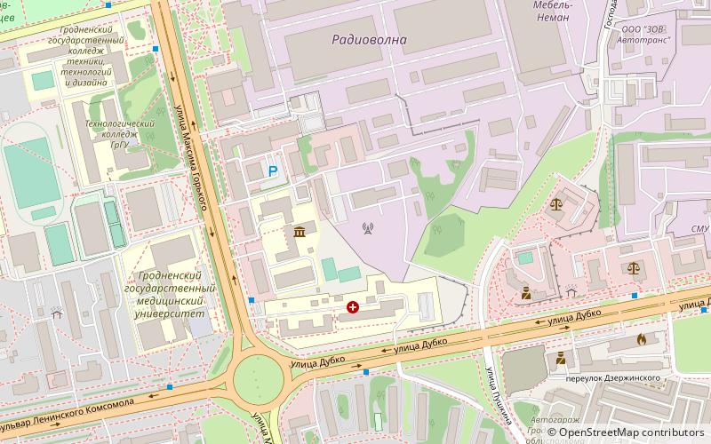 grodno tv tower location map