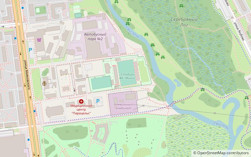 FC Minsk Stadium location map
