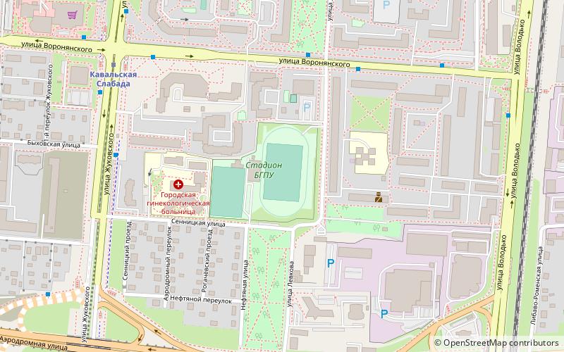 Lokomotiv Stadium location map