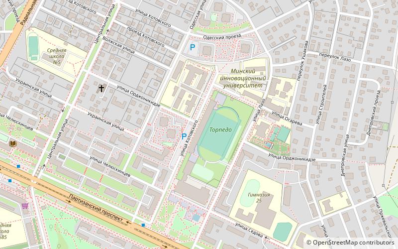 Estadio Torpedo location map