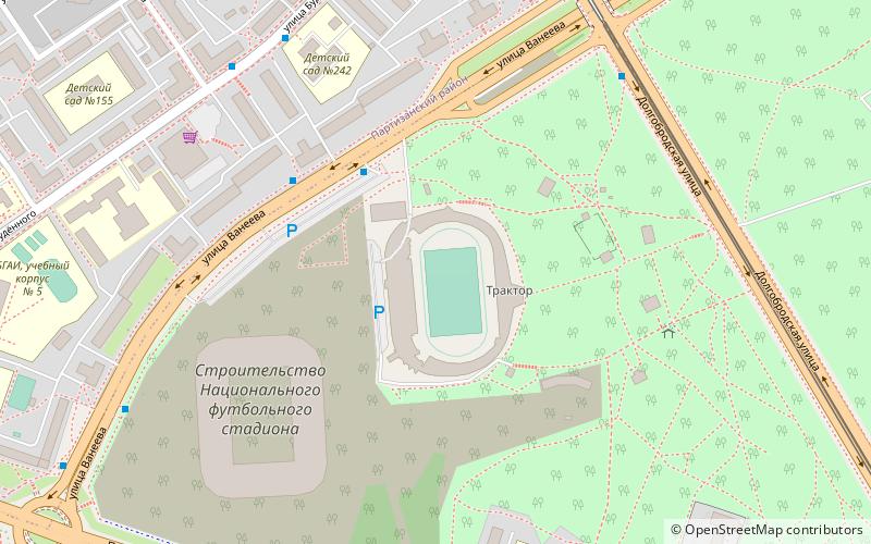 Traktor Stadium location map