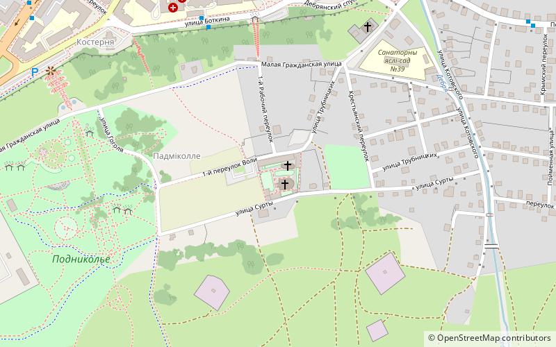 St. Nicholas Monastery Complex location map