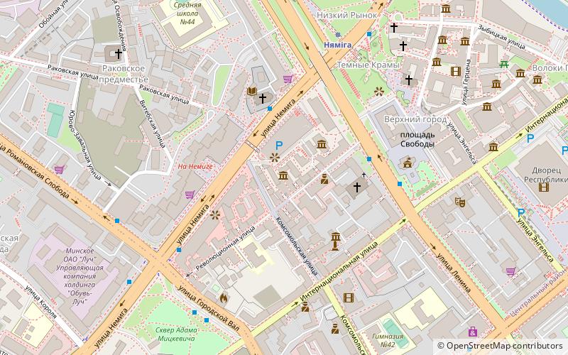 muzej istorii goroda minska location map