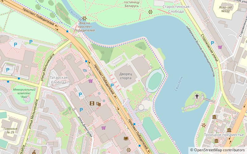 Minsk Sports Palace location map