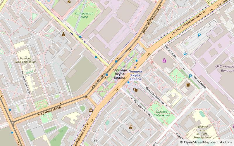 Jakub-Kolas-Platz location map